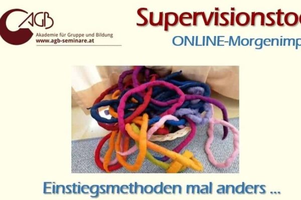 Einstiegsmethoden Supervision Kitzmüller Online Ried GESTALT Oberösterreich